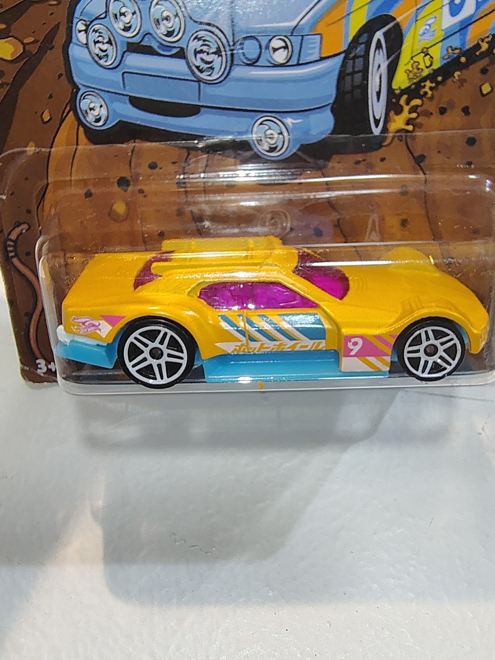 Hot Wheels Yellow & Blue Drift Racer Toy Car by Hot Wheels - Picture 8 of 9